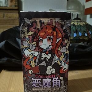 Demon Horns Collectible Figure - Black and Red